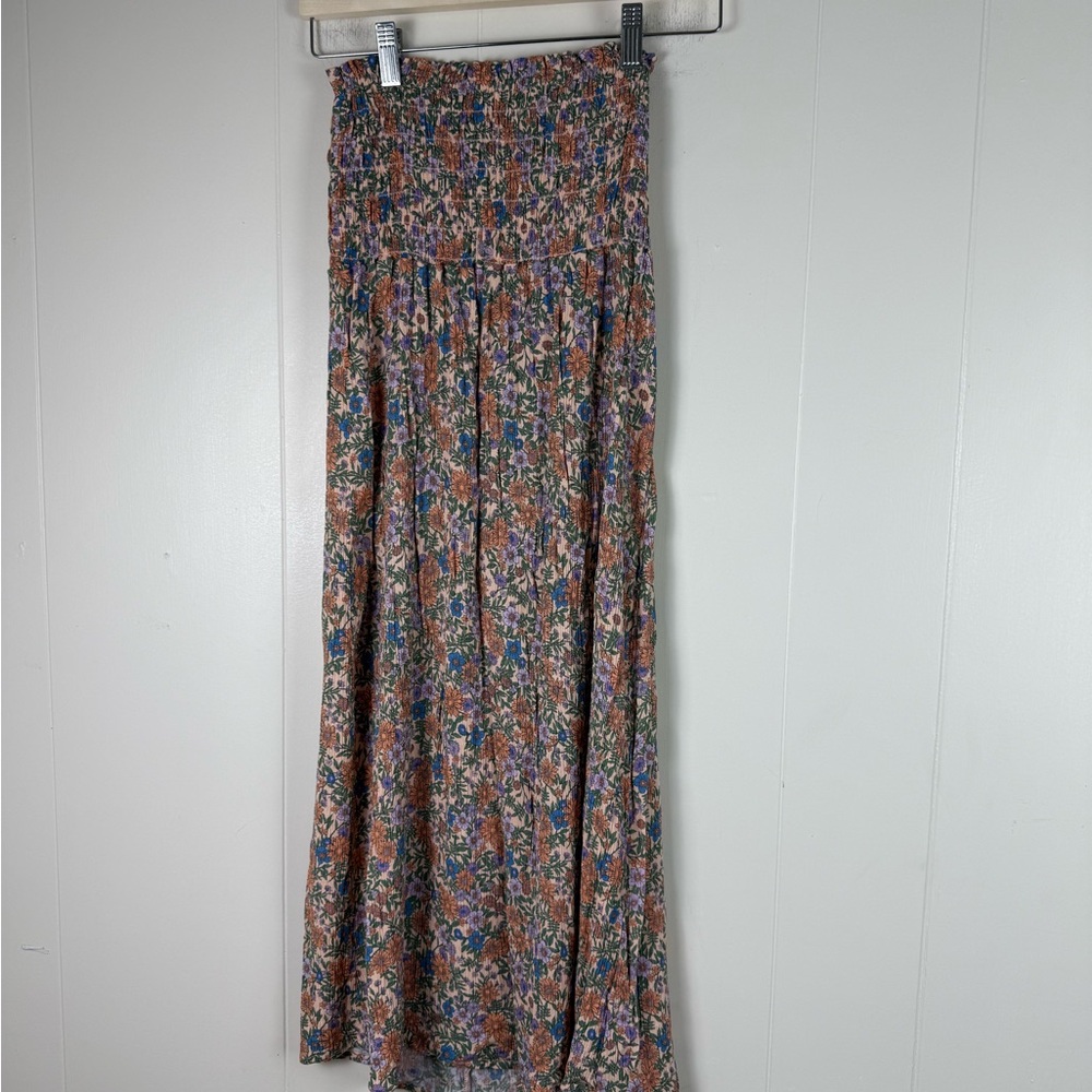 SELF CONTRAST smoked mini dress in‎ multi